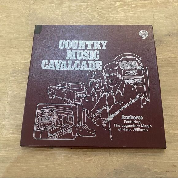 3 LP Vinyl Record Box Set Country Music Cavalcade Jamboree Hank Williams